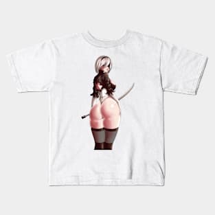 2b Nier Automata anime style Kids T-Shirt